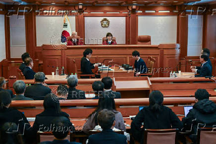 First preparatory hearing of a trial on the validity of President Yoon Suk Yeol's impeachment in Seoul