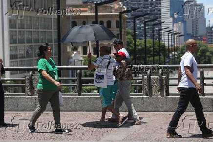 Calor no centro de So Paulo