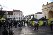 FDP leader and former German Finance Minister Lindner attends an election campaign rally, in Potsdam