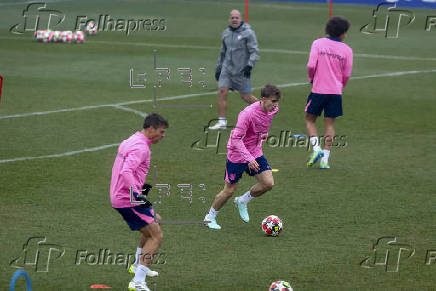 Entrenamiento del Atltico de Madrid