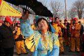 Market ahead of the Lunar New Year in Beijing