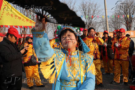 Market ahead of the Lunar New Year in Beijing