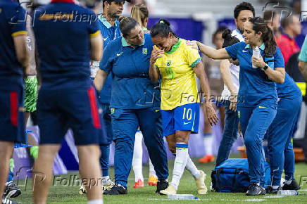 Partida entre Espanha e Brasil pelo Jogos de Paris