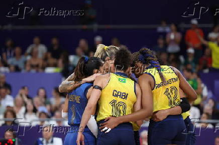 Semifinal de vlei de quadra feminino, nas Olimpadas de Paris 2024