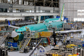 FILE PHOTO: Boeing 737 MAX aircraft are assembled at the company's plant in Renton