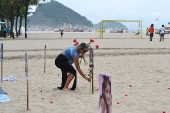 Manifestao contra a morte de crianas  durante operaes polciais no Rio de Janeiro