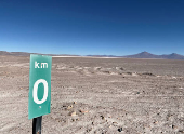 FILE PHOTO: A view of Pedernales Salt Flat in the Atacama Desert