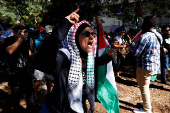 Pro-Palestinian protesters gather in Orlando