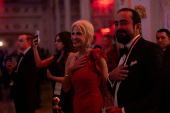 Kellyanne Conway, former Counselor to the President, attends the America First Policy Institute (AFPI) gala at Mar-A-Lago in Palm Beach, Florida