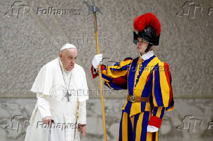 Pope Francis' weekly general audience at the Vatican