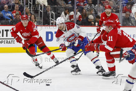 NHL: Montreal Canadiens at Detroit Red Wings