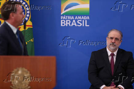 Bolsonaro e o procurador-Geral da Repblica, Augusto Aras