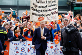 Dutch King Willem-Alexander celebrates his birthday in Emmen