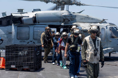 U.S. Naval forces rescue crew from Greek-owned ship struck by Houthis in Red Sea
