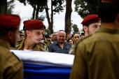 Funeral of Israeli soldier Sergeant First Class Nazar Itkin, in Kiryat Ata