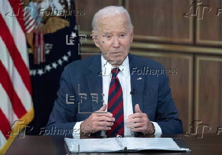 US President Biden receives a briefing on Hurricane Milton