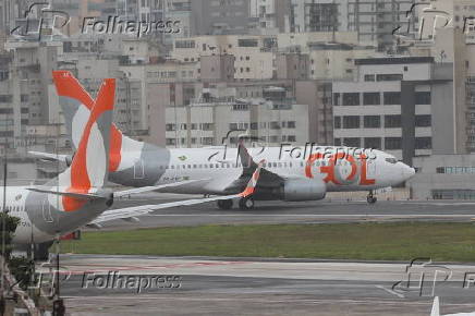 Manh com garoa no aeroporto de Congonhas