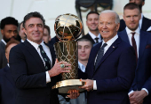 Biden honors the Boston Celtics in Washington