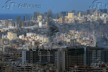 Israel carries airstrike on the Dahieh district, south of Beirut