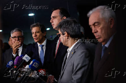 Haddad se rene com Pacheco no Congresso Nacional