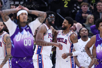 NBA: Philadelphia 76ers at Utah Jazz