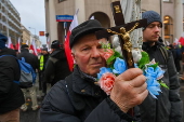 Polish farmers protest in Warsaw