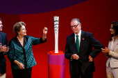 Dilma na apresentao da Tocha Olmpica (DF)