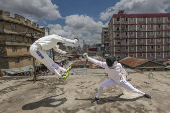 Fencing club brings hope to Nairobi slum youth