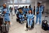 Argentinian Paralympics delegation leave Paris