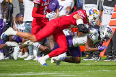 NCAA Football: Texas Christian at Kansas