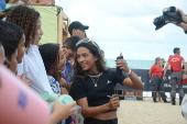 O surfista itlo ferreira ,vence estreia de campeonato em natal .