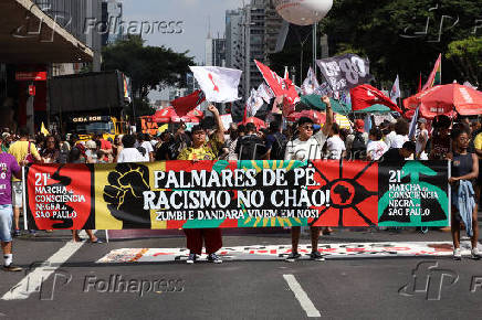 21 Marcha da Conscincia Negra 2024 em So Paulo