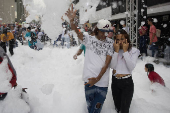 Manifestacin en conmemoracin del da del Estudiante Universitario en Caracas