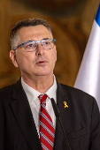 Israeli Foreign Minister Gideon Saar visits Czech Republic