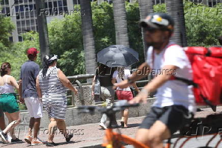 Calor no centro de So Paulo