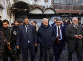 Italian FM Tajani visits Umayyad mosque in Damascus