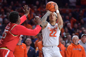 NCAA Basketball: Maryland at Illinois