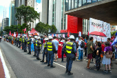 Ato contra a escala 6x1 na Av. Paulista