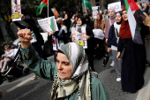 Pro-Palestinian protest against German President Steinmeier's Turkey visit