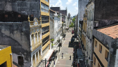 Rua da abandonada no Recife