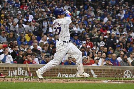 MLB: Cincinnati Reds at Chicago Cubs