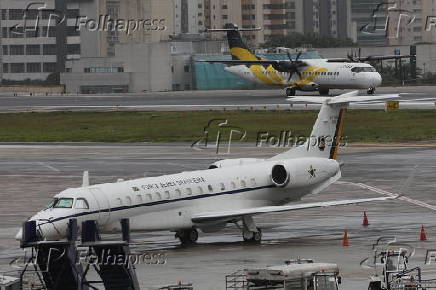 Manh com garoa no aeroporto de Congonhas