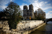 The Notre-Dame de Paris cathedral before its reopening