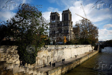 The Notre-Dame de Paris cathedral before its reopening