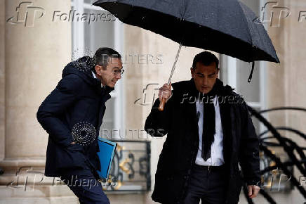 Weekly cabinet meeting at the Elysee Palace in Paris