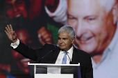 Candidato Mulino cierra su campaa a la Presidencia de Panam como lder en las encuestas