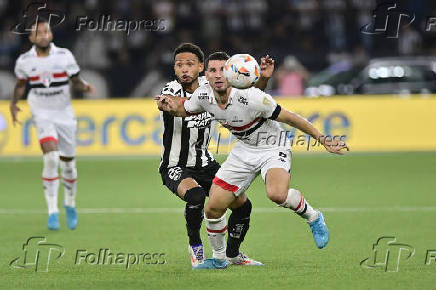 Partida entre BOTAFOGO X SO PAULO pela Copa Libertadores da Amrica