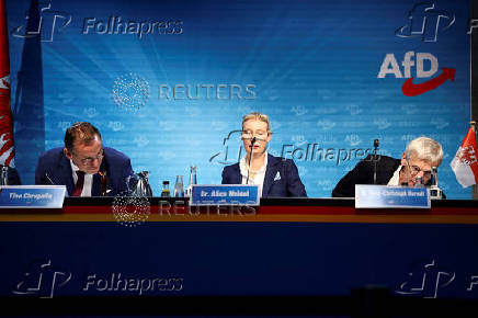 AFD press conference after Brandenburg elections