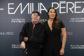 El cineasta Jacques Audiard y la actriz Karla Sofa Gascn presentan en Espaa la pelcula 'Emilia Prez'