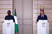 French President Macron meets Nigerian President Bola Tinubu in Paris